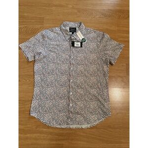 BONOBOS Stretch Riviera S/S Shirt Men's Large Slim Fit Multicolor Floral NWT's
